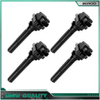 Set of 4 Ignition Coils for Chevrolet Tracker, Aerio, Esteem, Sidekick, Vitara