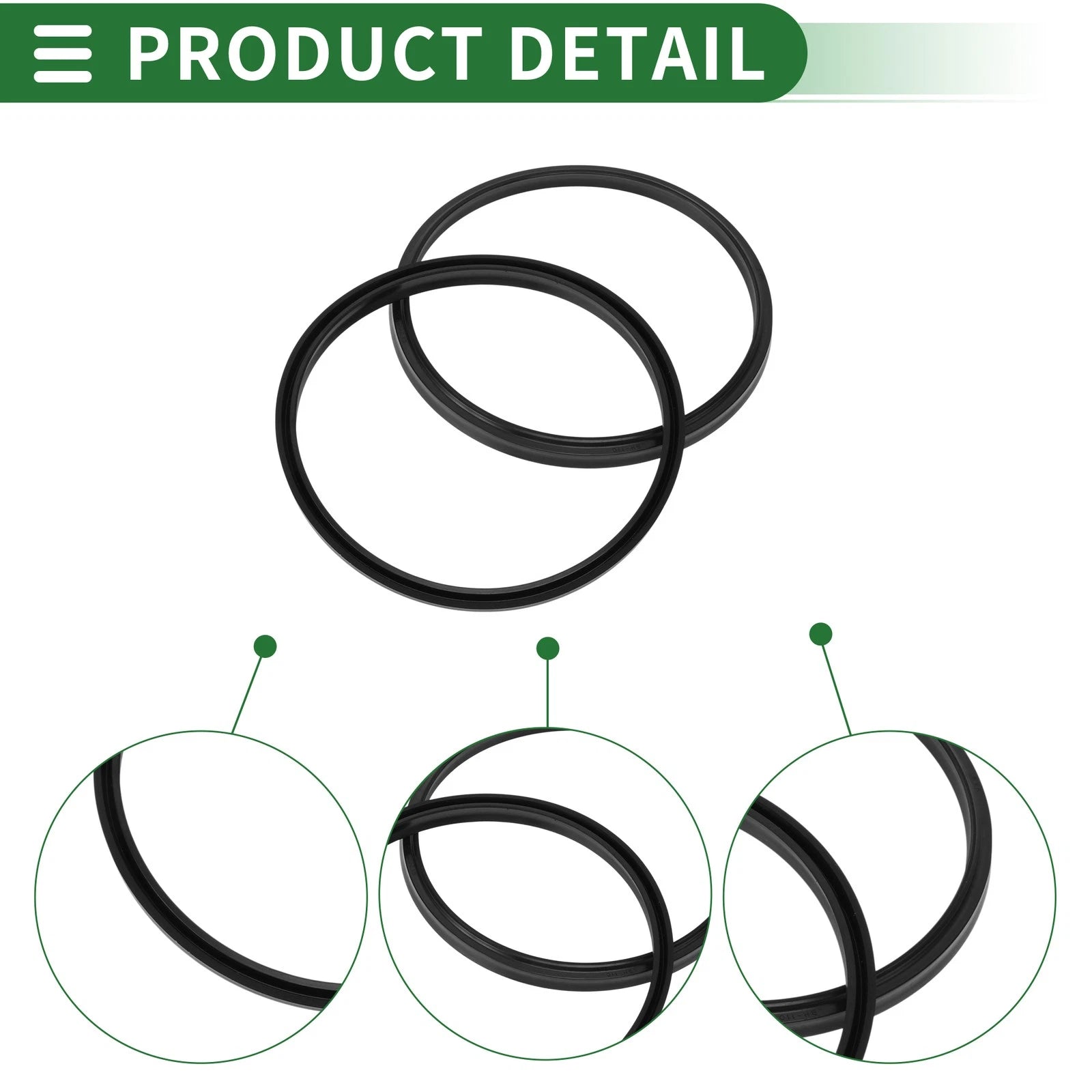 Set of 5 Oil Seal Rotary Shaft Seal NBR Rubber 110x120x6mm