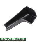 Set of 4 Rain Gutter Spout Extensions for RV Camper - Black