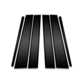 8pc Carbon Fiber Pillar Post Covers for 2017-2023 Honda Ridgeline