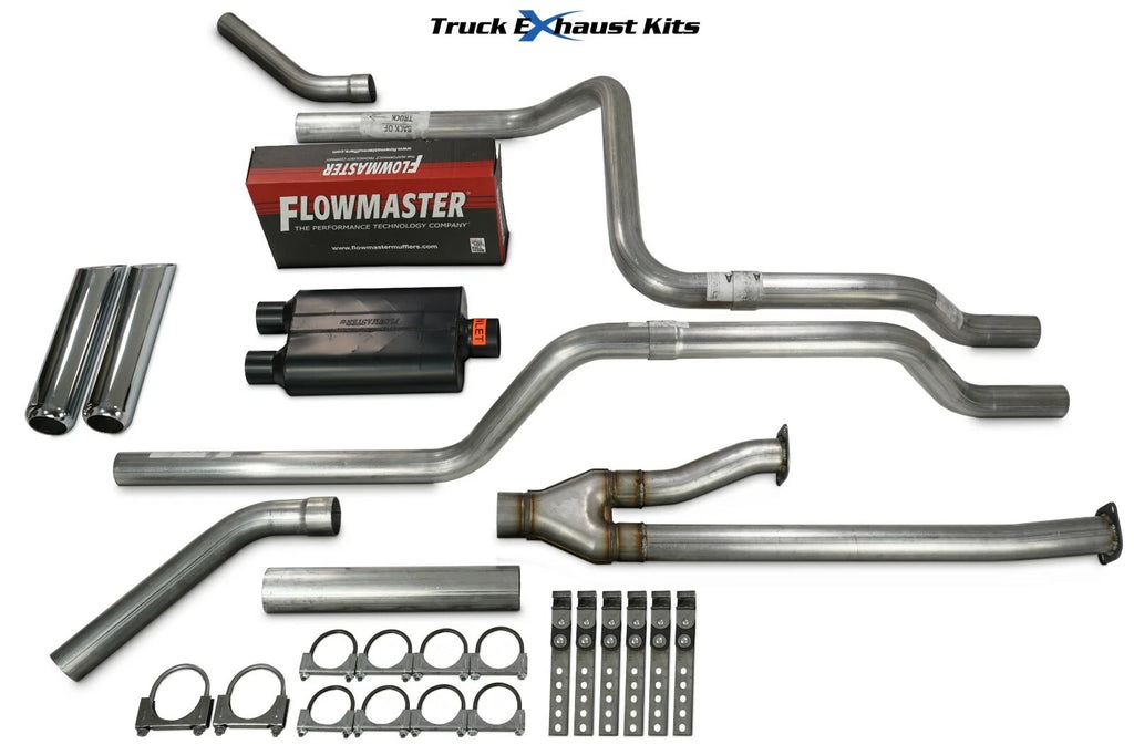2.5" Dual Exhaust Kit for Toyota Tundra (2009–2013) - 40 Series, Chrome Tip