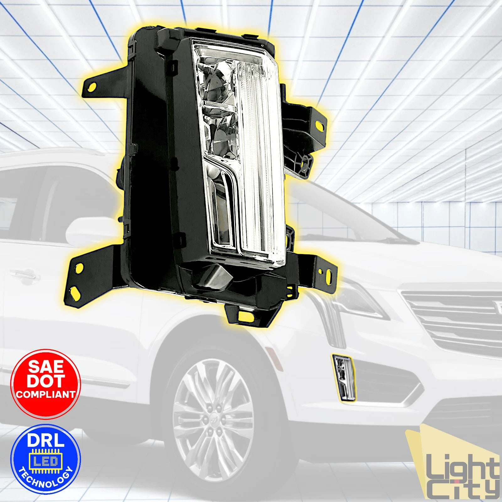 LED DRL Parking Signal Fog Light RH for Cadillac XT5 (2017–2020)