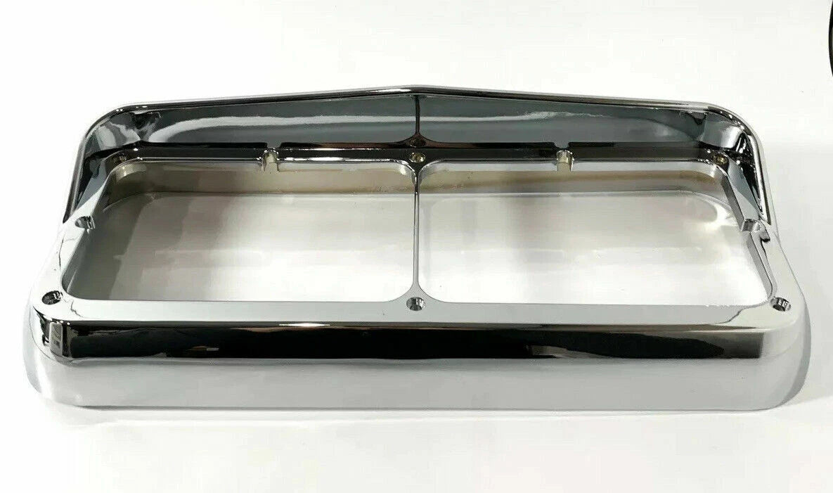Headlight Bezels Chrome Plastic with Visor for Ford Ranger Dual Rectangular (1998–2003)
