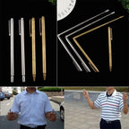 2X Professional Metal Detector Rods with Wooden Handles for Hunting