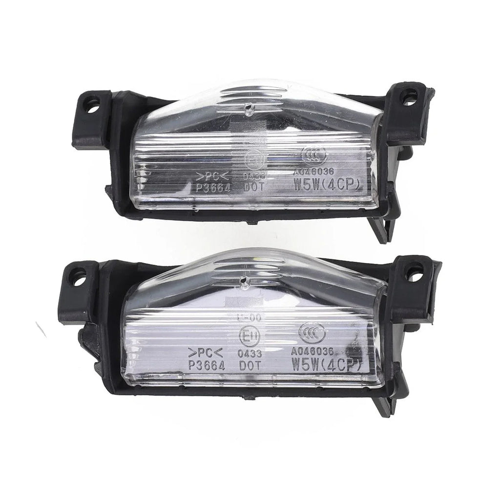 2 x License Plate Light Bumper Lamp Cover for Mazda 3 (2009���2013)