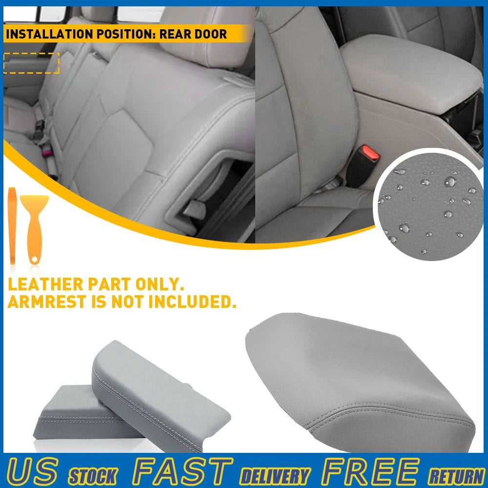 3X Rear Panel Door & Center Console Lid Armrest Cover for Honda Pilot (2009–2015)