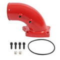 Red Air Intake Elbow Pipe for Ford F250 F350 Excursion 6.0L (2003–2007)