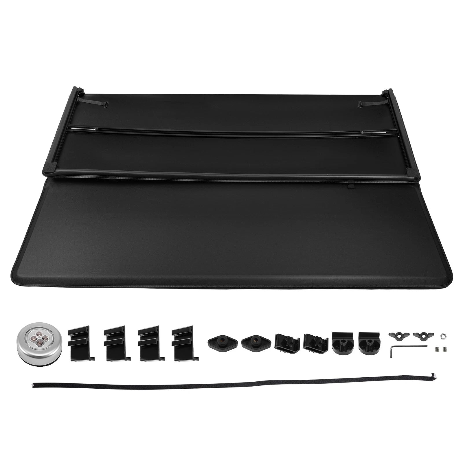 5ft Bed Tonneau Cover fit for Nissan Frontier 2005-2026 Soft Vinyl Tri-Fold