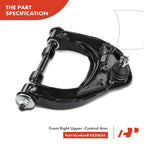 6X Front Control Arm, Tie Rod End & Ball Joint for Mitsubishi Montero