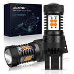 2X AUXITO 7443 7440 Amber LED Turn Signal Light Bulbs for