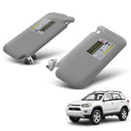 2X Gray Sun Visors for Toyota RAV4 (2006–2013)