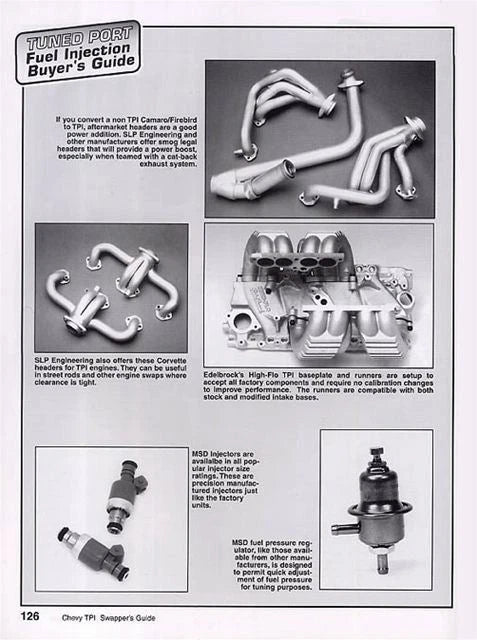 Chevy TPI Fuel Injection Swapper's Guide for Chevy Vehicles