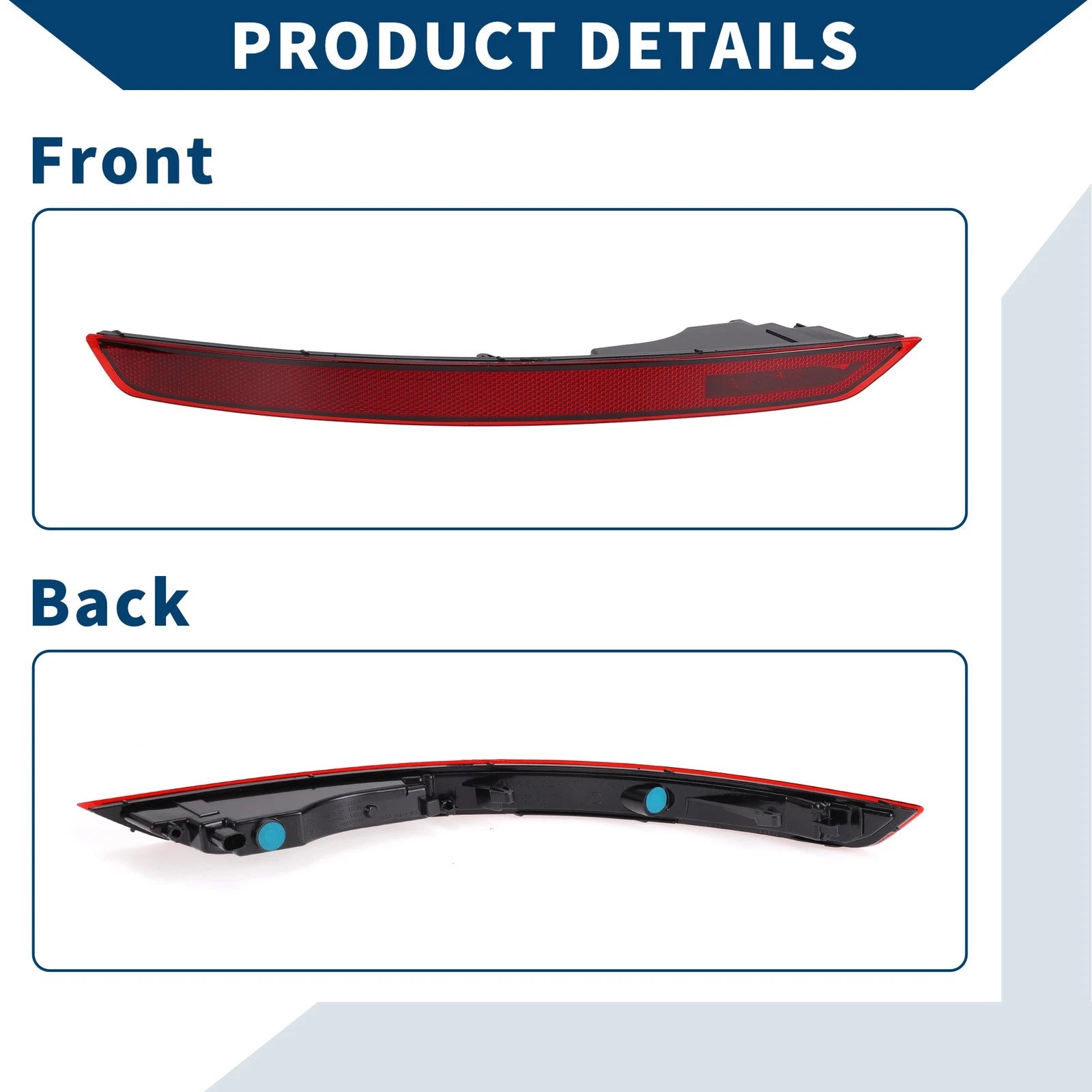 1pc Rear Left Tail Light Shell for Audi Q8 (2019–2022) No. 4M8945701