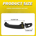 Front Driver Side Outside Door Handle for Chevy Equinox (2005-2009)
