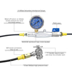 Nitrogen Shock Regulator Fill Tool with 2" 380psi Gauge for Off-Road