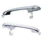 Door Handle Outer 4x Chrome Front Rear Left+Right for Hyundai i30 (2007–2012)