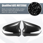 Pair Rearview Mirror Cover Overlay for Honda Civic (2006–2011) Carbon Fiber