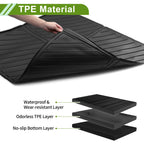 Rear Trunk Mat for Ford Edge (2015–2024) TPE Cargo Liner