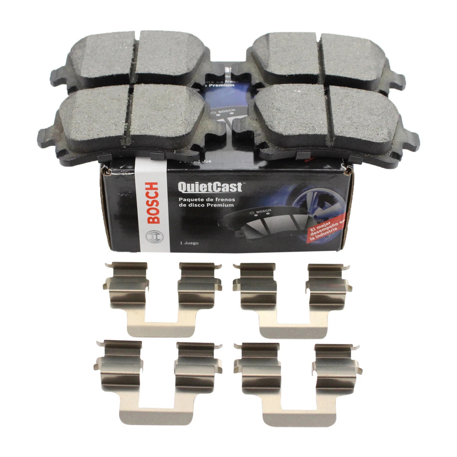 Bosch QuietCast Rear Ceramic Brake Pads for Audi A3 A4 A6 TT, VW GTI Jetta Tiguan (2006–2023)