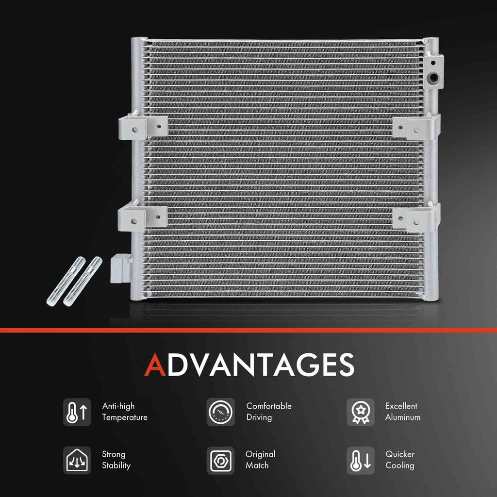 A/C Condenser with Bracket for Mitsubishi Fuso FE FE120 FE140 FE145CC (2005–2021)