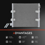 A/C Condenser with Bracket for Mitsubishi Fuso FE FE120 FE140 FE145CC (2005–2021)