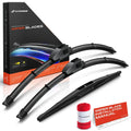 Set of 3 Windshield Wiper Blades for Honda Pilot (2009–2015)