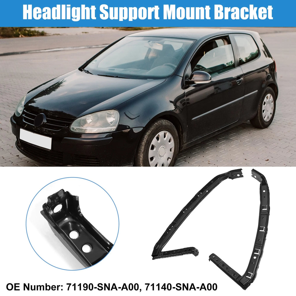 1 Pair Headlight Support Mount Bracket for Honda Civic  718844681506