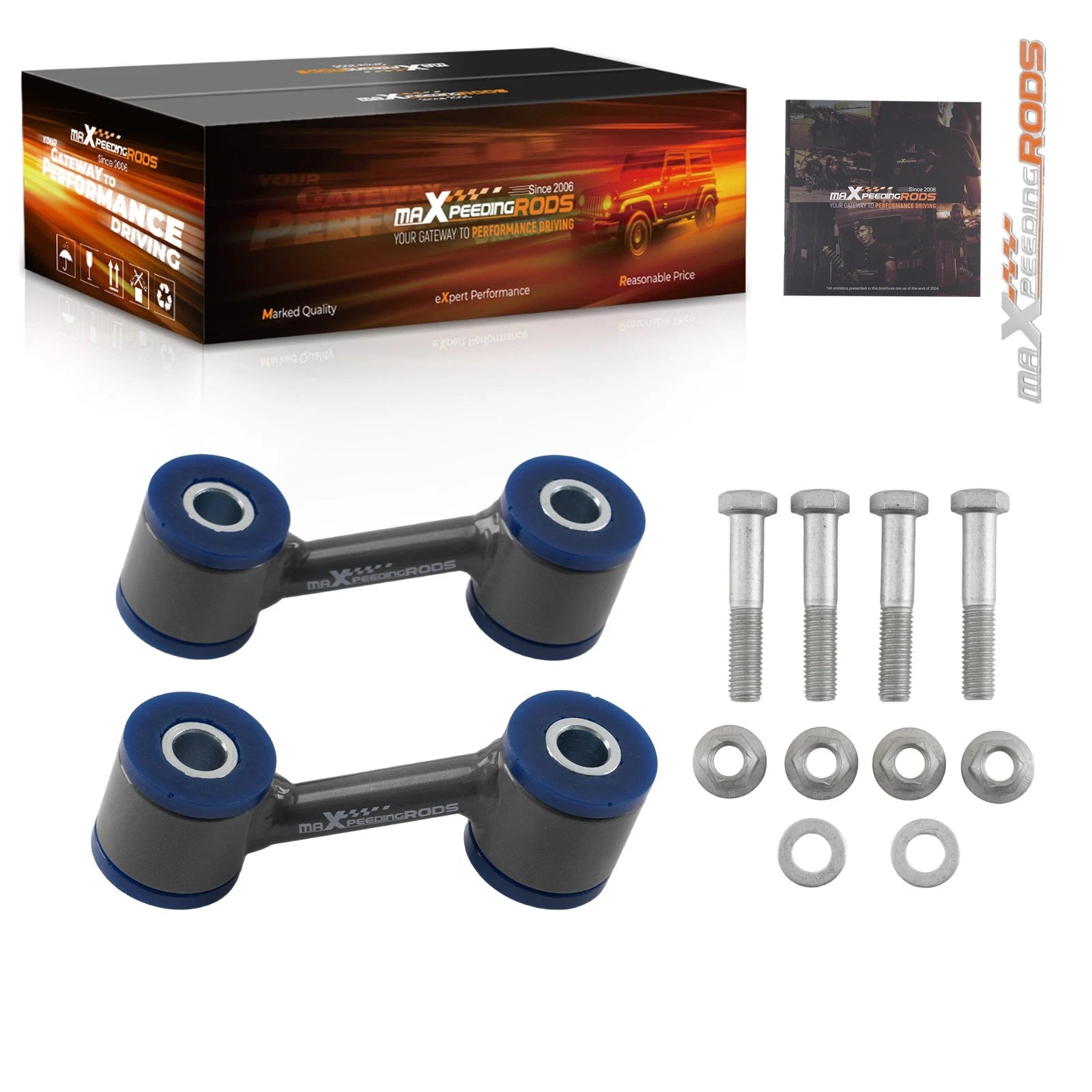 Front Sway Bar Link for Nissan Titan (2017–2024) 2-3" Lift Polyurethane