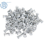 100 Pcs 10-24 Aluminum Rivet Nut for Various Applications
