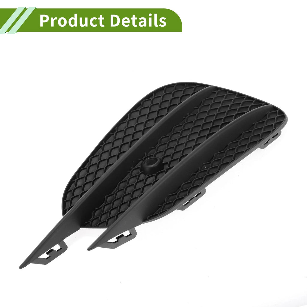 1 Pc Front Left Fog Light Grill for Mercedes Benz E-Class (2017–2023) No. 2138856700 Black