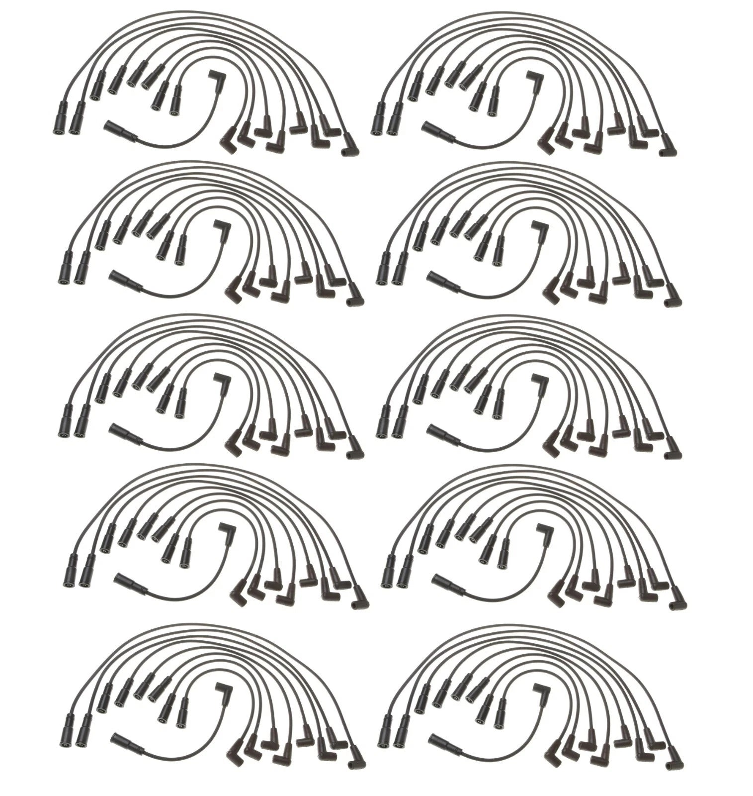 A.C. Delco Ten Spark Plug Wire Set for Chevrolet