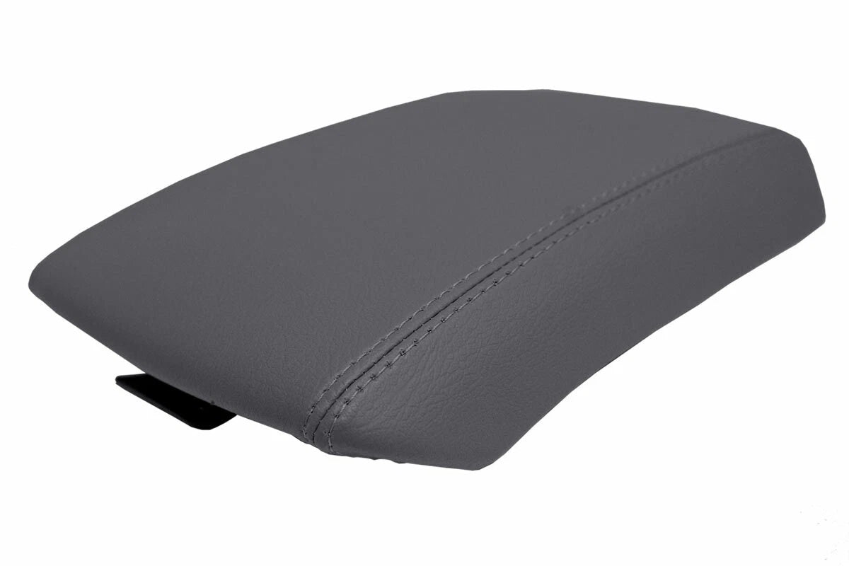 Center Console Lid Armrest Cover for Nissan Xterra (2005–2015) Gray Leather