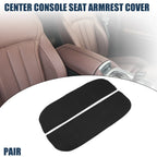 1 Pair Armrest Protector Cover Pad for BMW X5 X6 (2010-2018) Neoprene Black