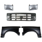 Fender Kit for Ford F-150 F-250 (1992–1996) with Grille & Headlights