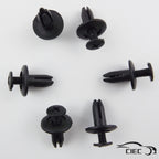 Set of 10 Push Plastic Rivets for Auto Car Door Fender (Universal)