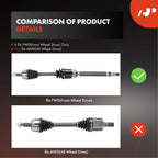 Front Right CV Axle Assembly for Jeep Renegade (2018-2021)