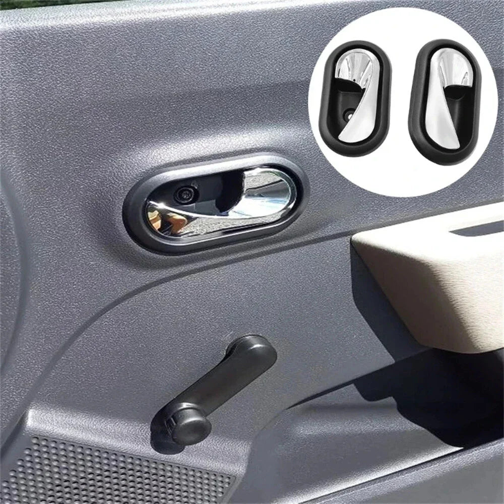 Pair Interior Door Handles for Renault Megane II (2002-2008)