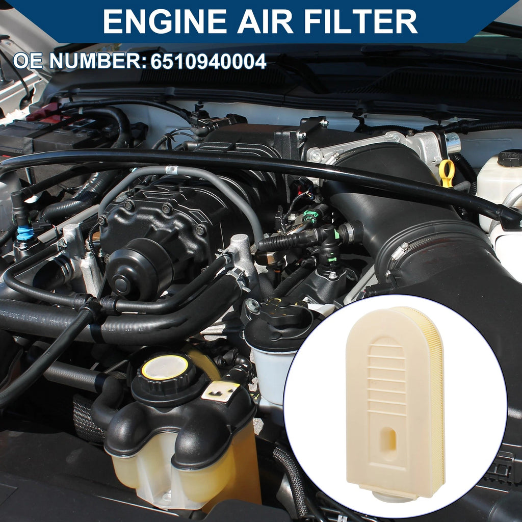 Engine Air Filter No. 6510940004 for Mercedes-Benz C204 C180 2007–2015