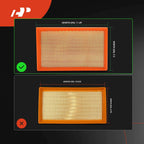 2X Engine Air Filter for BMW 745i 745Li 750i 750Li 760i (2002–2008)