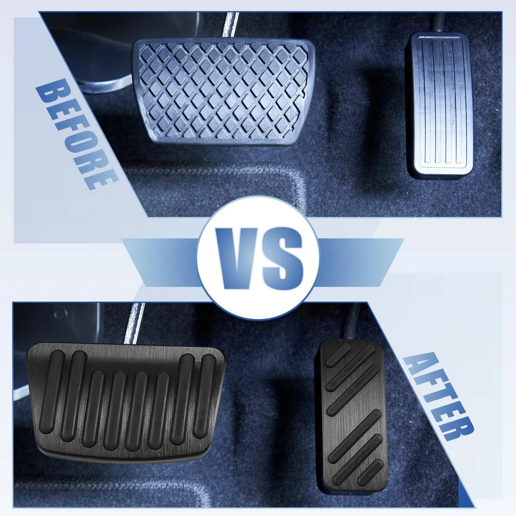 Set of 2 Aluminium Alloy Gas Brake Pedal Pad Covers for Hyundai Elantra (2021–2022)