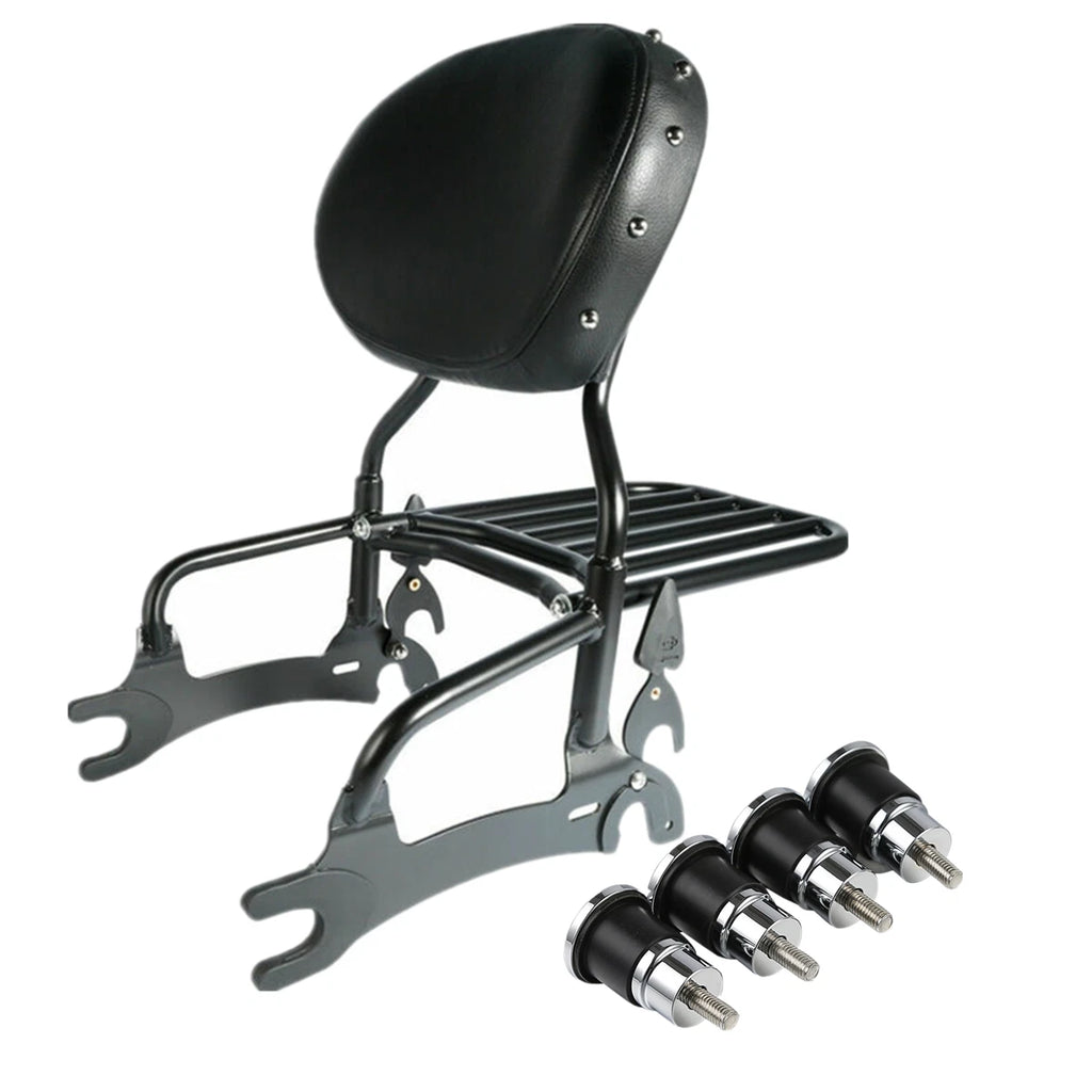 Backrest Sissy Bar & Release Spools for Indian Chief Dark Horse (2016–2018)