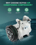A/C Compressor and Pulley for Mazda 3 (2007–2009)