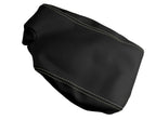 Leather Console Lid Armrest Cover for BMW E90 (2005–2013) Beige Stitch