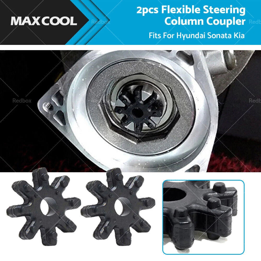 2X Steering Column Rubber Flex Coupling for Hyundai i30 Sonata Santa Fe (2007–2020)