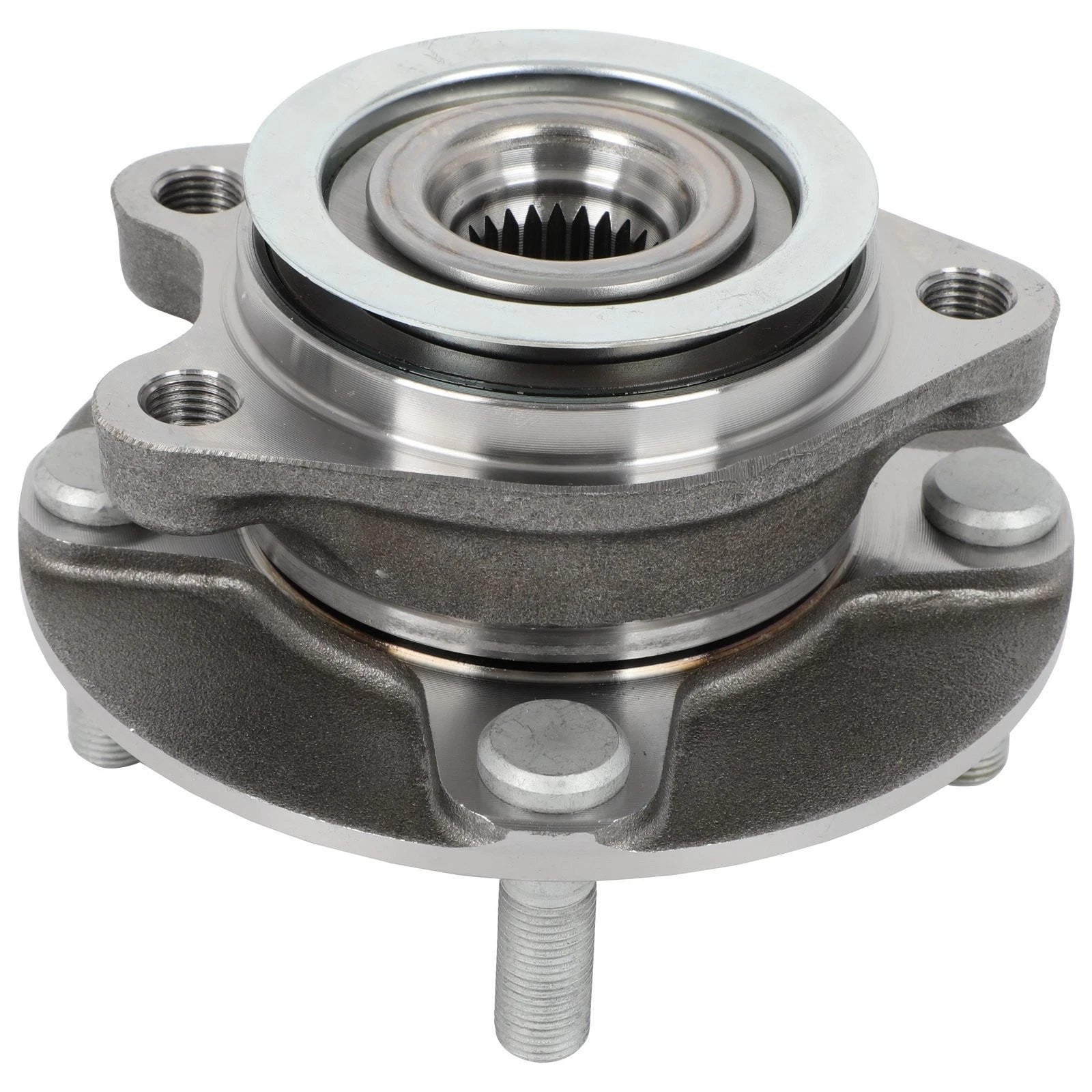 Set of 4 Wheel Bearing Hubs for Nissan Versa (2007–2011) 4-Wheel ABS