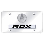 Dual Chrome on Chrome License Plate - Officially Licensed for Acura RDX