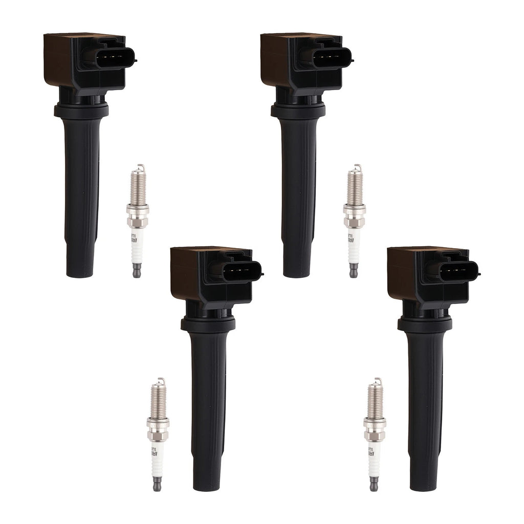 4X Ignition Coils & Iridium Plugs for Mazda 3 2.5L (2014–2022) PE0118100A