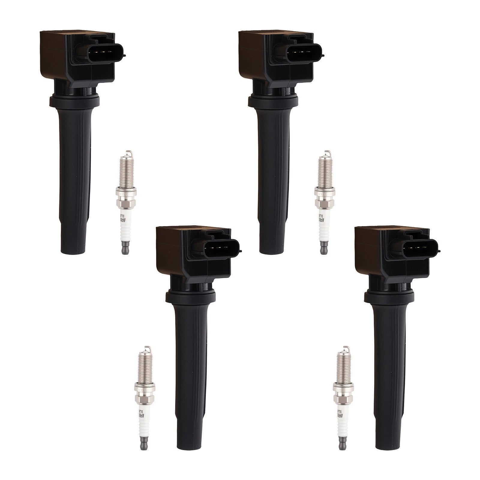4X Ignition Coils & Iridium Plugs for Mazda 3 2.5L (2014–2022) PE0118100A