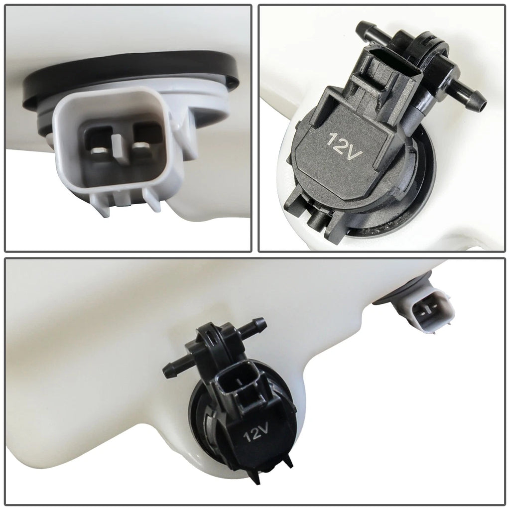Windshield Washer Fluid Reservoir Tank Bottle w/ Cap & Pump for Acura MDX (2010–2013)