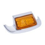 Chrome Orange Front Fender Tip Light for Harley FLHT FLT FLHS FLHR (1980–2013)